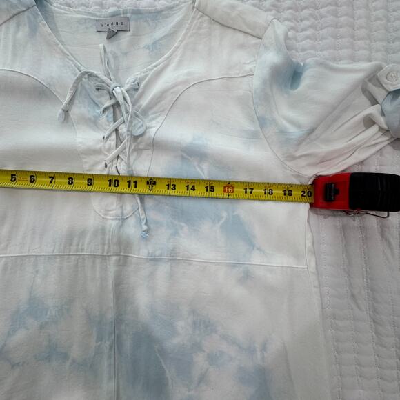 S'edge Blue and White mini Sheath Dress Size Small - Picture 12 of 12